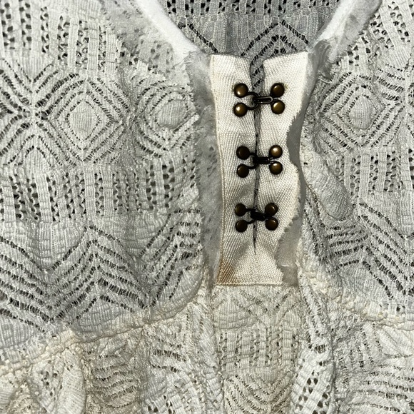 - Free People Layered Lace Long Sleeve Top 🌵Small - Picture 3 of 9